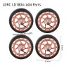 LDRC LD1804 A04 RC Car Parts C style Wheels Champange Gold