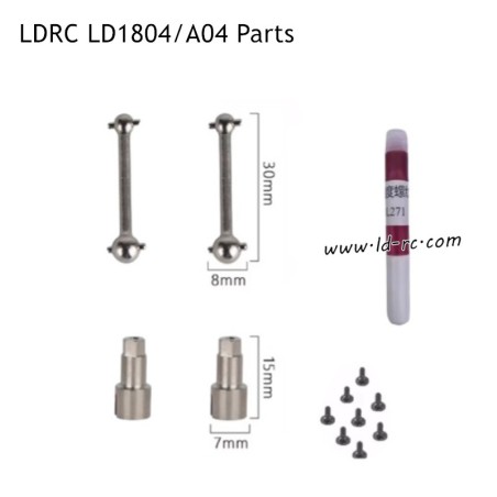 LDRC LD1804/A04 Parts Metal Drive Shaft Kit