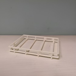 LDRC LD18401 RC Car Upgrade Parts Roof Rack White