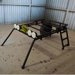 LDRC LD18401 RC Car Upgrade Parts Roof Rack with Spotlight Mount