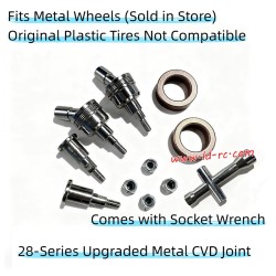 LDRC LD2801 RC Car Upgrade Parts Metal CVD and Bonders