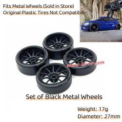 LDRC LD2804 Upgrade Parts Wheels Black