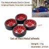 LDRC LD2804 Upgrade Parts Wheels Red