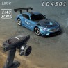 LDRC LD4301 1/43 High Speed RC Car RTR Light Blue