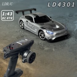 LDRC LD4301 1/43 High Speed RC Car RTR Silver