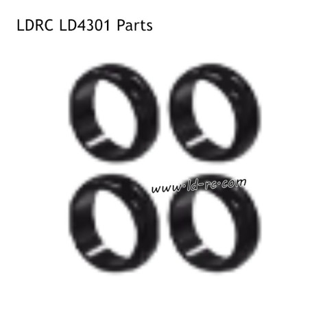 LDRC LD4301 Parts Rubber Wheel Tread
