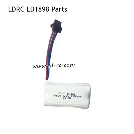 LDRC LD1898 Parts 7.4V 1200mAh SM Battery
