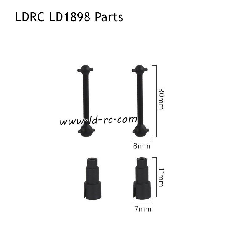 LDRC LD1898 Parts Nylon Drive Shaft
