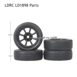 LDRC LD1898 Parts Racing Tyres Black