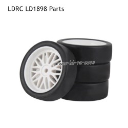 LDRC LD1898 Parts Racing Tyres White