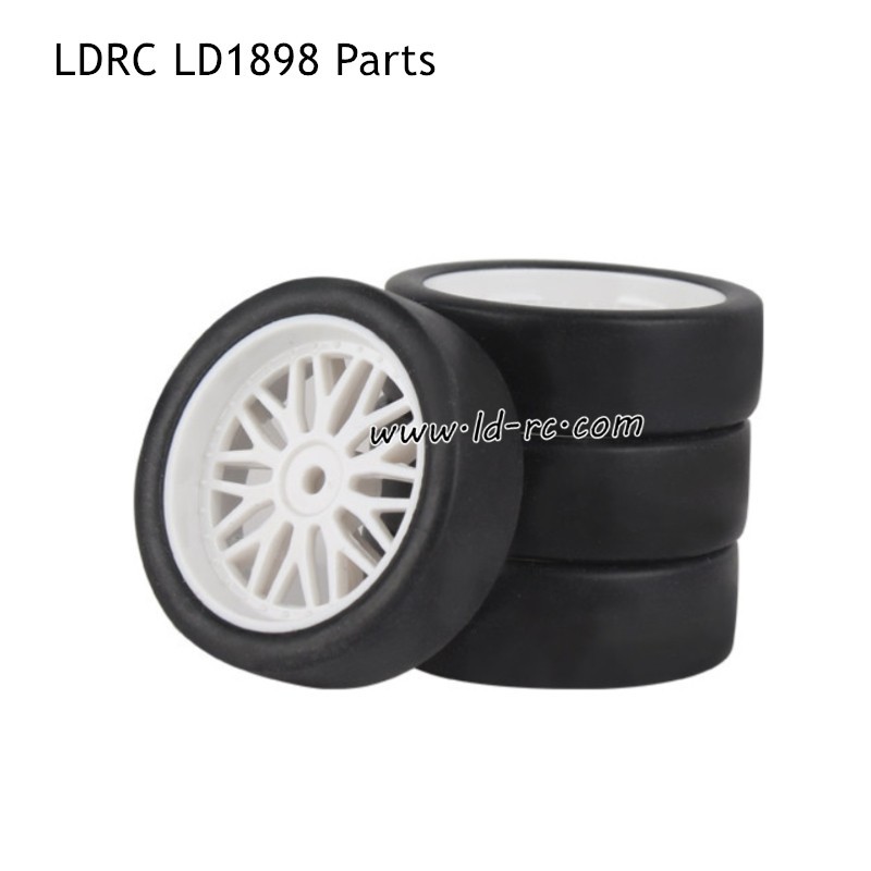 LDRC LD1898 Parts Racing Tyres White