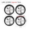LDRC LD1898 Upgrade Parts Wheels Silver