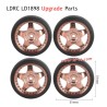 LDRC LD1898 Upgrade Parts Wheels Champagne Gold