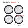 LDRC LD1898 Upgrade Parts Wheels Silver