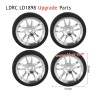 LDRC LD1898 Upgrade Parts Wheels A Style Silver
