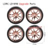 LDRC LD1898 Upgrade Parts Wheels A Style Champagne Gold