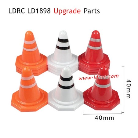 LDRC LD1898 Upgrade Parts Traffic Cone Barriers