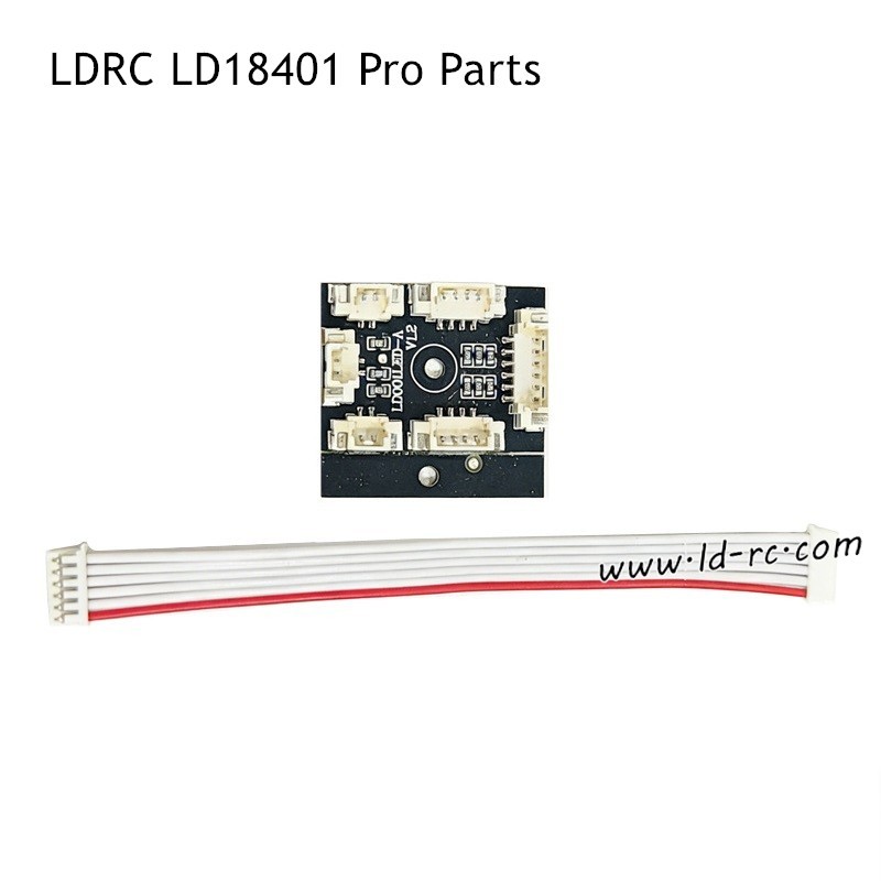 Lighting Panel and Conversion Cable Parts for LDRC LD18401Pro Rock RC Crawler