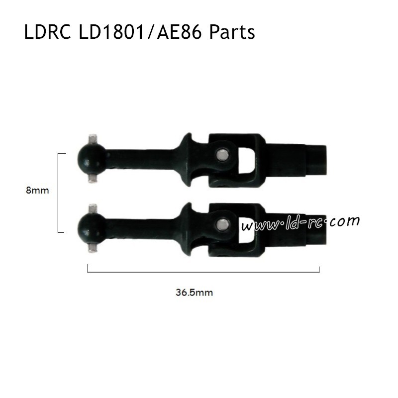 Rear Drive Shaft LA0008 Parts for LDRC LD1801/AE86 RC Drift Car