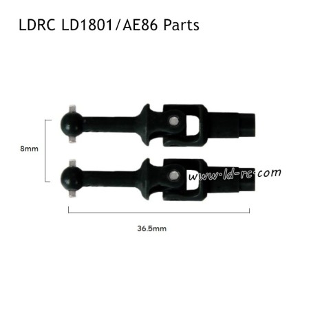 Rear Drive Shaft LA0008 Parts for LDRC LD1801/AE86 RC Drift Car