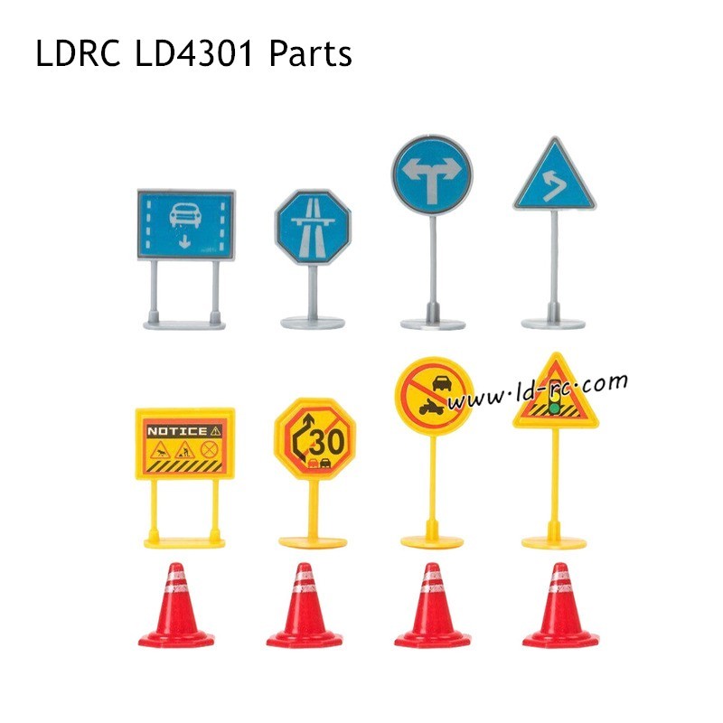 LDRC LD4301 Parts Drift Course Barrier Signs