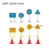 LDRC LD4301 Parts Drift Course Barrier Signs