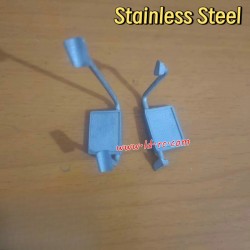 LDRC LD1296 RC Car Upgrade Parts Rear-view Mirror Stainless Steel