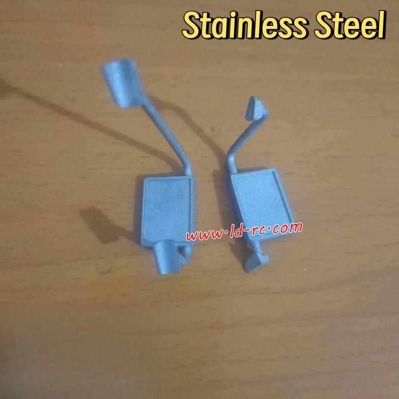 LDRC LD1296 RC Car Upgrade Parts Rear-view Mirror Stainless Steel