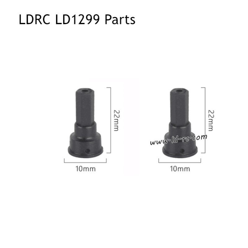 Front Wheel Adaptors 1299-022 Parts for LDRC LD1299 RC Rock Crawler