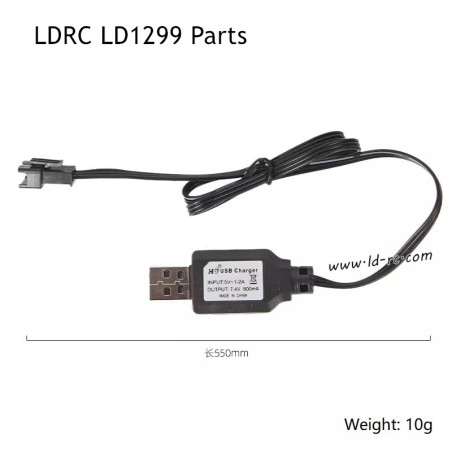 USB Charger Parts for LDRC LD1299 High Speed Off-road Truck