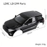 Car Shell Parts for LDRC LD1299 RC Rock Crawler Black