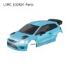 LDRC LD2801 RC Car Parts Car Shell Assembly Blue