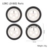 LDRC LD1802 RC Drift Car Accessories White Tires