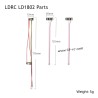 LDRC LD1802 RC Drift Car Accessories Front and Rear Lamp Panels