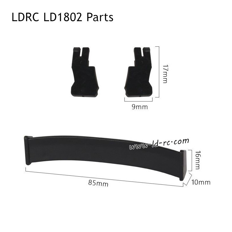 LDRC LD1802/FC RC Car Upgrade Accessories Tail Wing