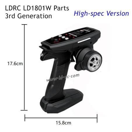 Three-Channel Transmitter High-spec Version Parts for LDRC LD1801/AE86 RC Drift Car