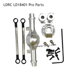 Metal Rear Axle Kit Upgrade Parts for LDRC LD18401Pro Rock RC Crawler