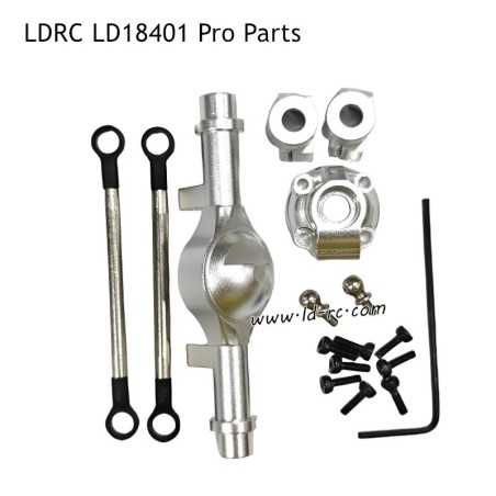 Metal Rear Axle Kit Upgrade Parts for LDRC LD18401Pro Rock RC Crawler