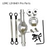 Metal Rear Axle Kit Upgrade Parts for LDRC LD18401Pro Rock RC Crawler