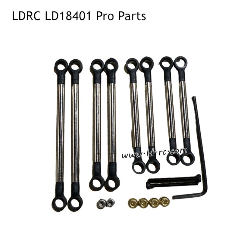 Reinforced Tie Rod Parts for LDRC LD18401Pro Rock RC Crawler