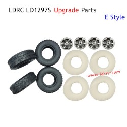 LDRC LD1297S RC Car Parts Wheel Tread and Wheel Hubs E Style