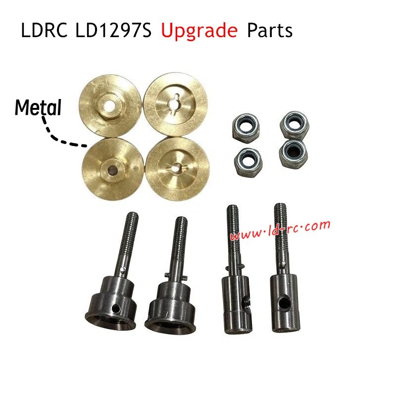 LDRC LD1297S Upgrade Parts Brass 7mm Connector and Metal Cup