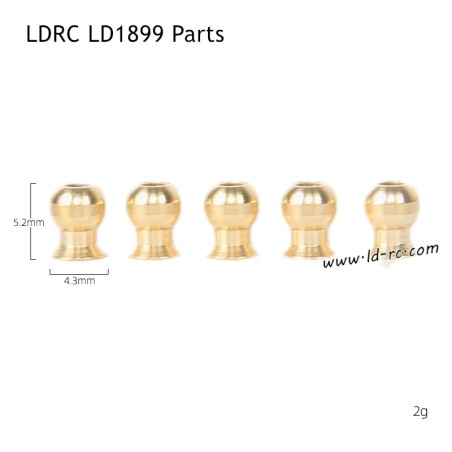 Ball Beads Parts for LDRC LD1899 2.4G Racing RC Car
