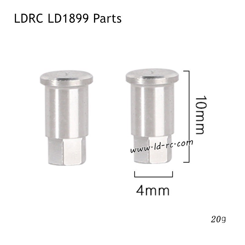 Metal Front Hexagonal Shaft Parts for LDRC LD1899 2.4G Racing RC Car