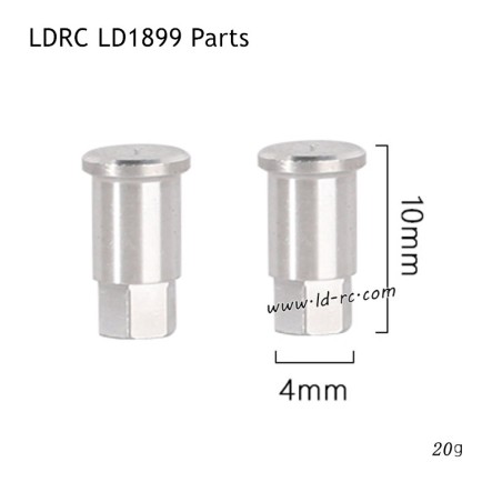 Metal Front Hexagonal Shaft Parts for LDRC LD1899 2.4G Racing RC Car