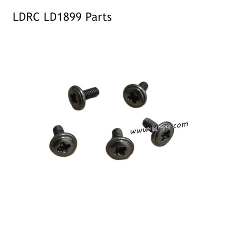 Tires Screws Parts for LDRC LD1899 2.4G Racing RC Car