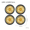 LDRC LD1899 2.4G RC Car Parts Drift Tires Yellow