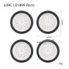 LDRC LD1899 2.4G RC Car Parts Drift Tires Silver