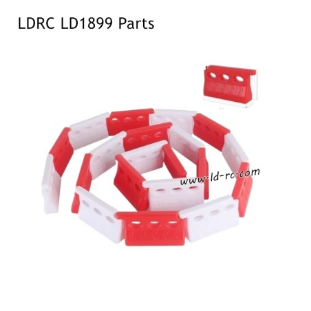 LDRC LD1899 2.4G RC Car Parts Red Fence