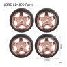 LDRC LD1899 2.4G RC Car Parts Model B Drift Tires Champagne Gold